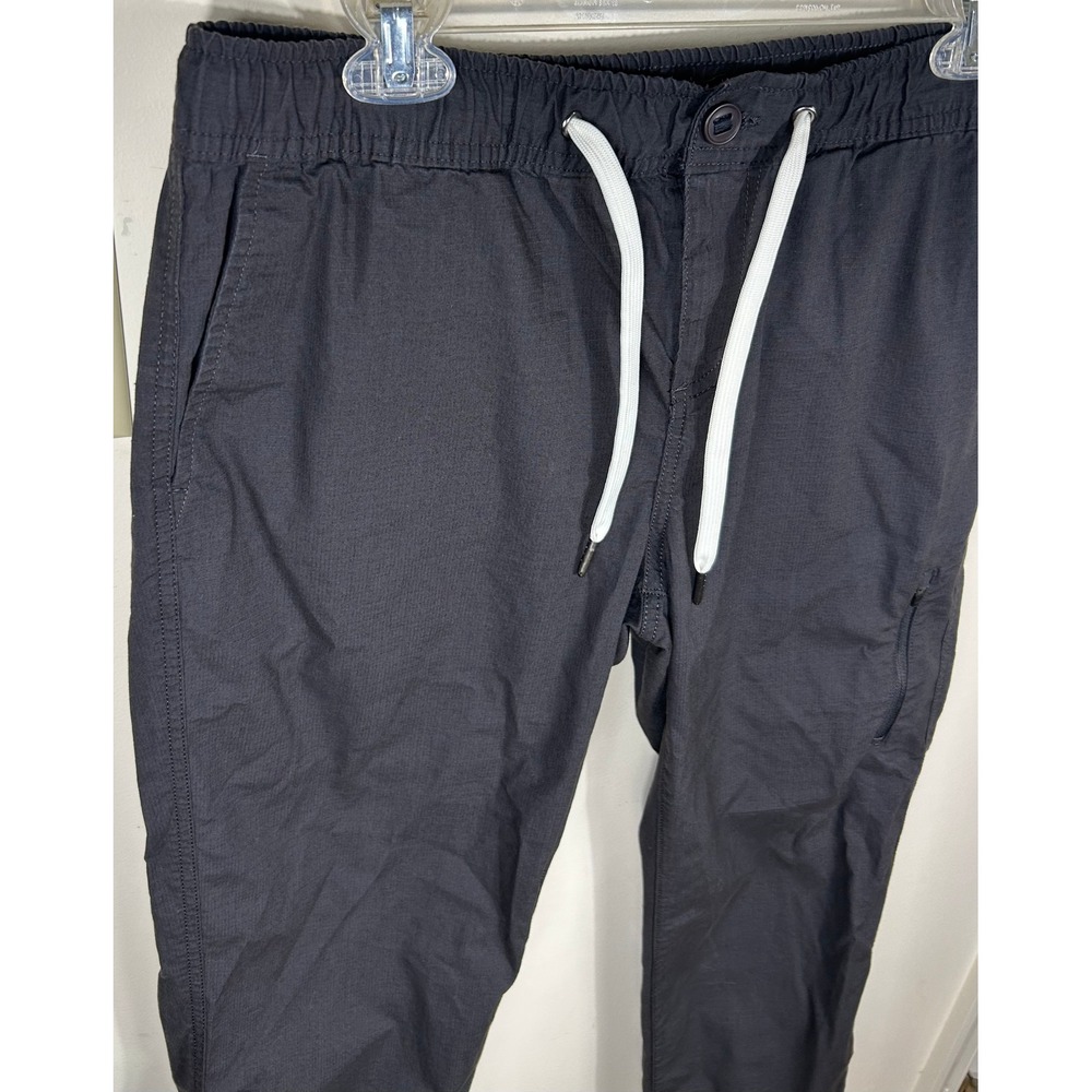 Quince Ripstop Pants Women M Steel Gray Organic Stretch Cotton Straight Leg GORP - Picture 7 of 12